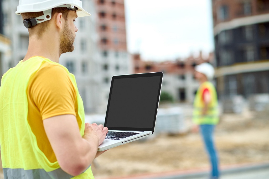 építőipar digitalizációja intelligens modern géppark